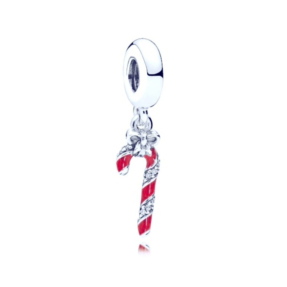 Retired Pandora Candy Cane Dangle